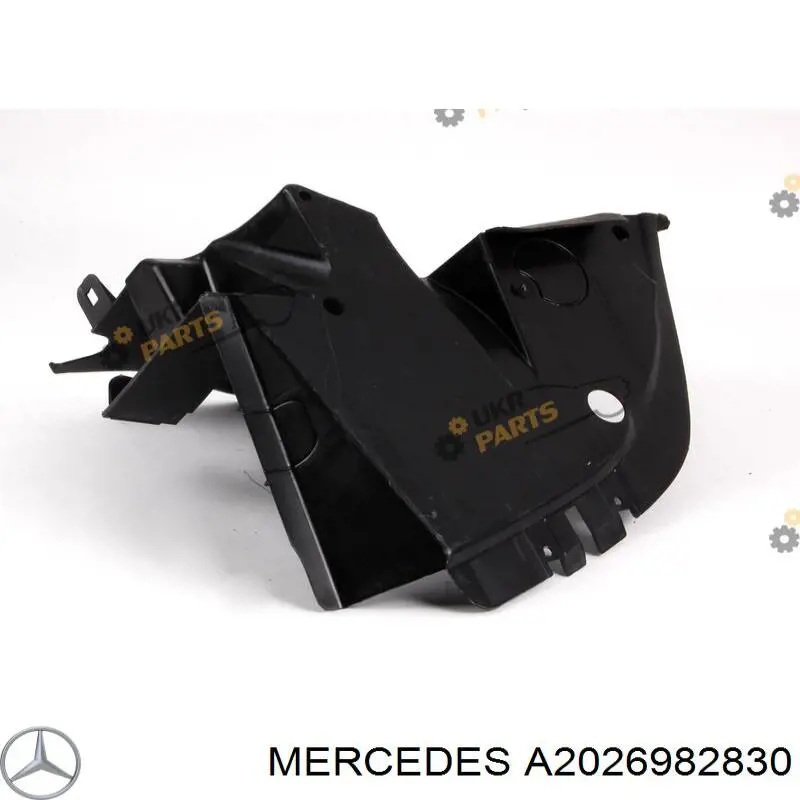 Guarda-barras direito dianteiro do pára-lama dianteiro para Mercedes C (S202)