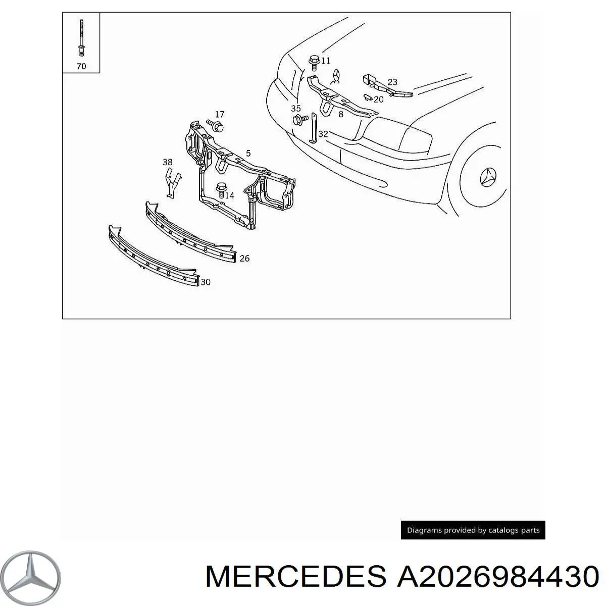 A2026984430 Mercedes 