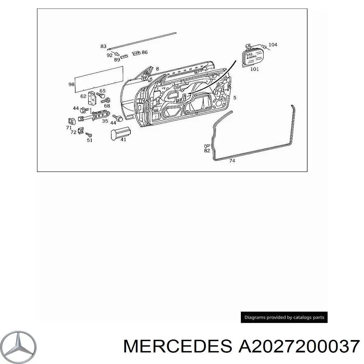  Mercedes A2027200037 цена, от 5.07 USD
