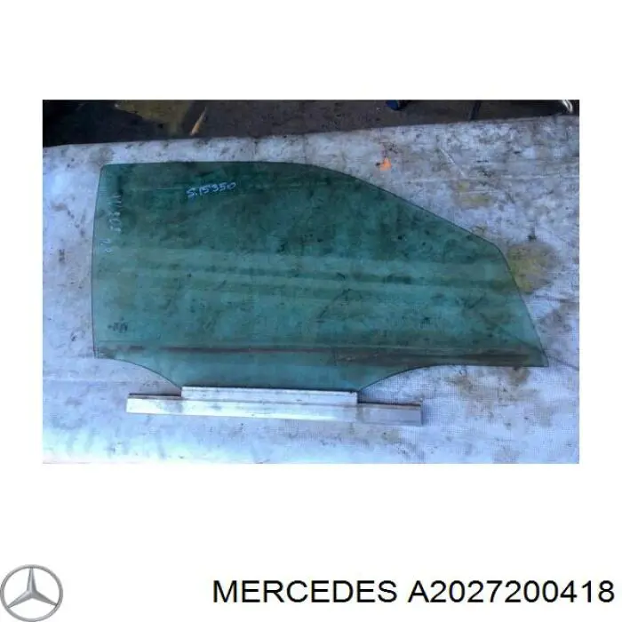 Vidro da porta dianteira direita para Mercedes C (S202)
