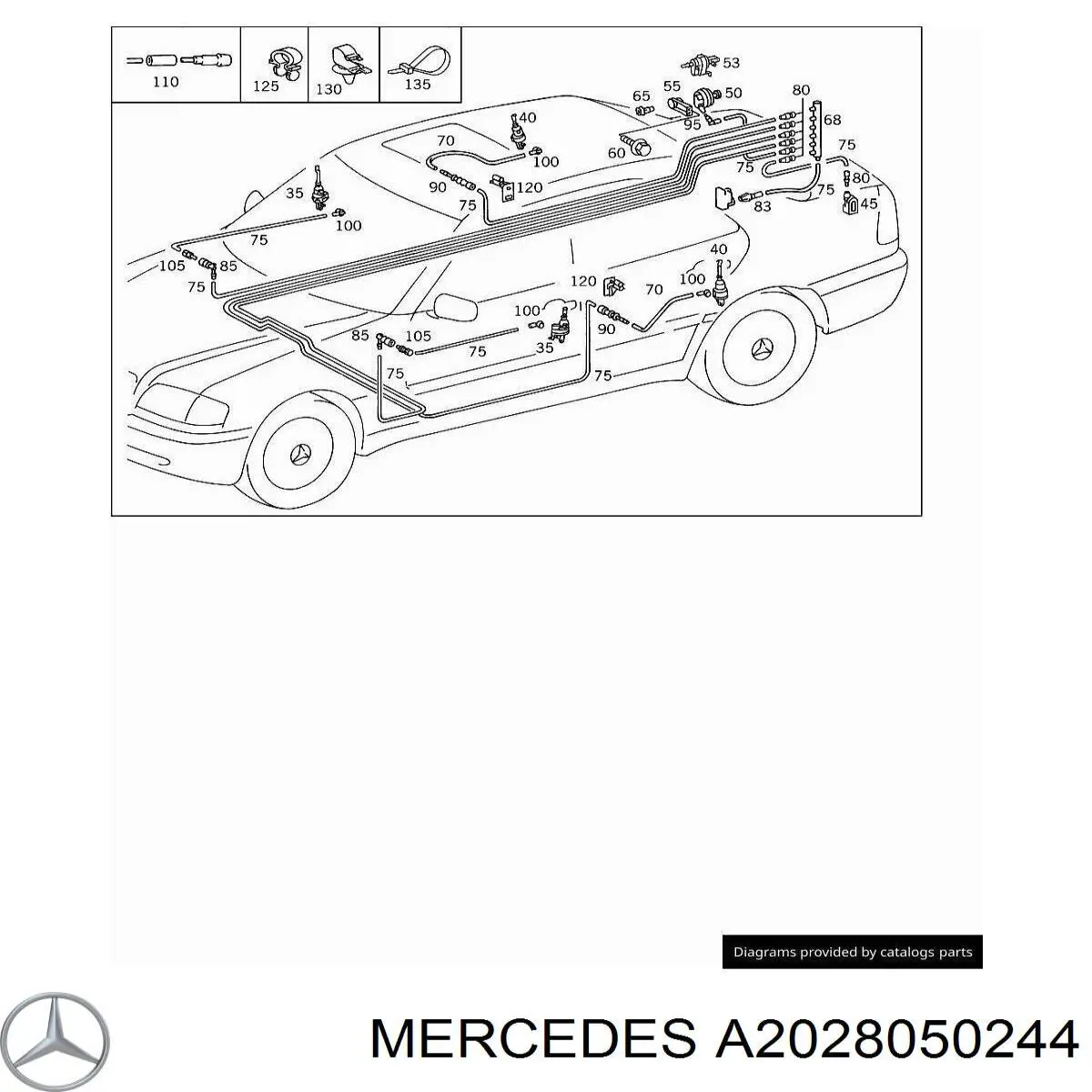  Mercedes A2028050244 цена, от 2.53 USD