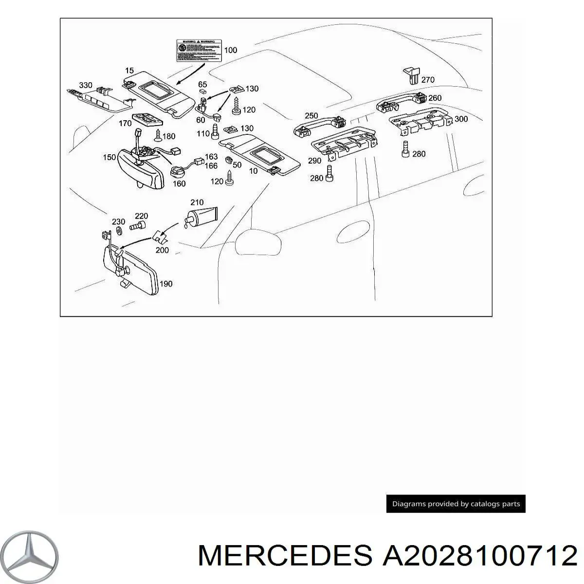  A2028100712 Mercedes