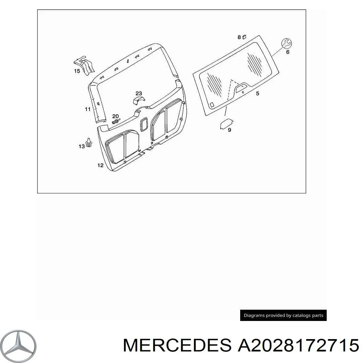 A2028172715 Mercedes 