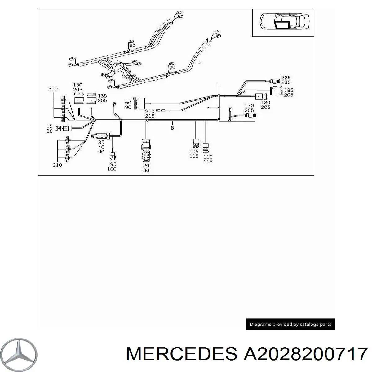 A2028200717 Mercedes 
