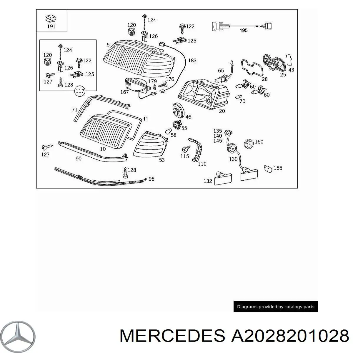 A2028201028 Mercedes 