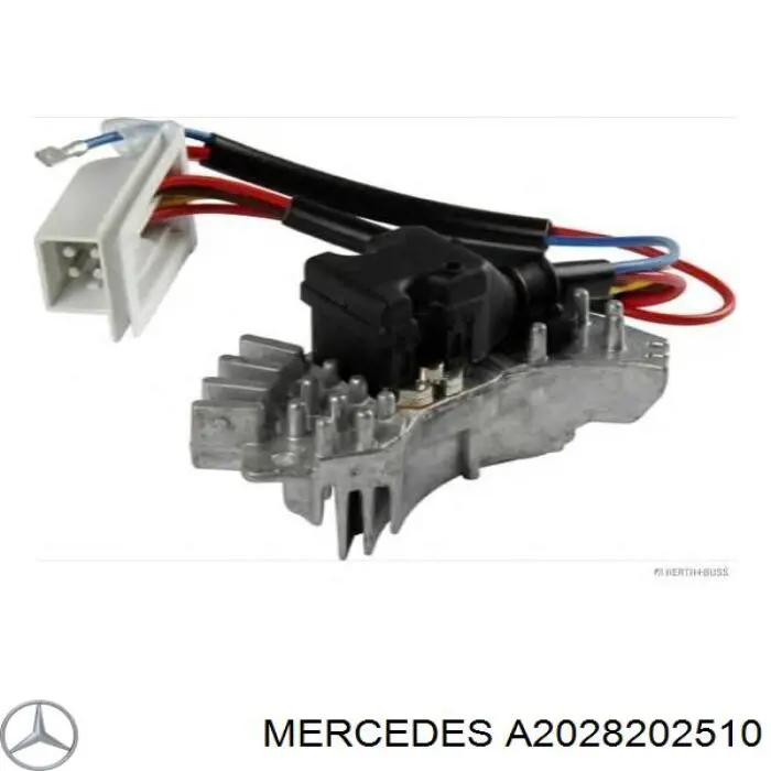 A2028202510 Mercedes резистор (сопротивление вентилятора печки (отопителя салона))