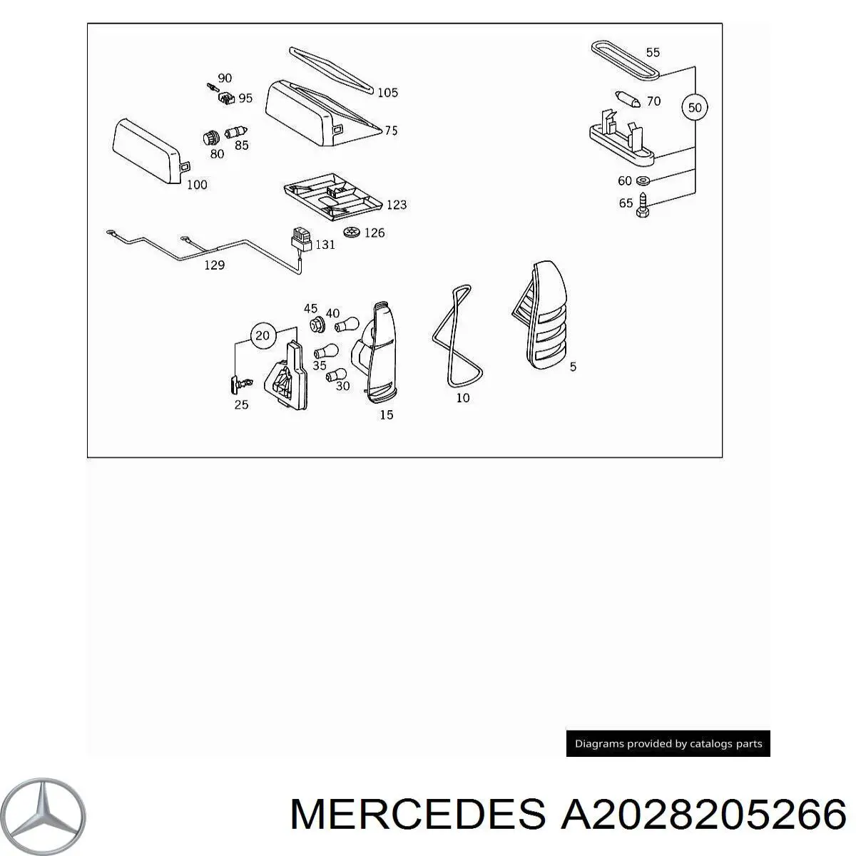 Стекло задней фары, правой Autotechteile 1408218 цена, от 33.66 USD