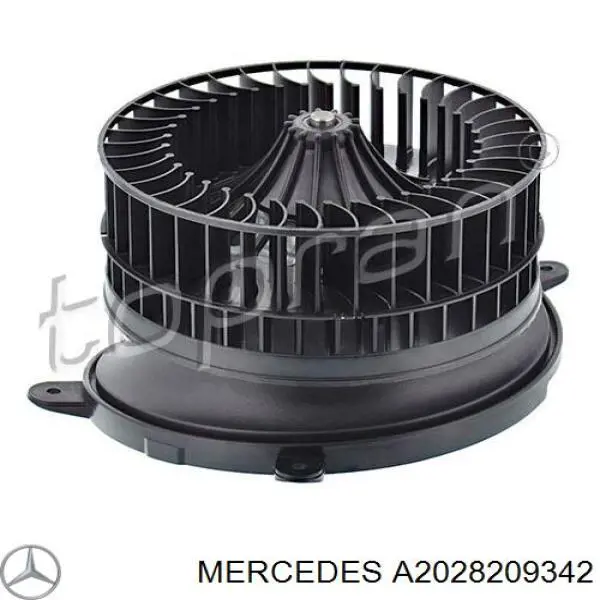 Купить A2028209342 Mercedes Электродвигатели (электродвигатель отопителя) или розетка прицепа штепсельная