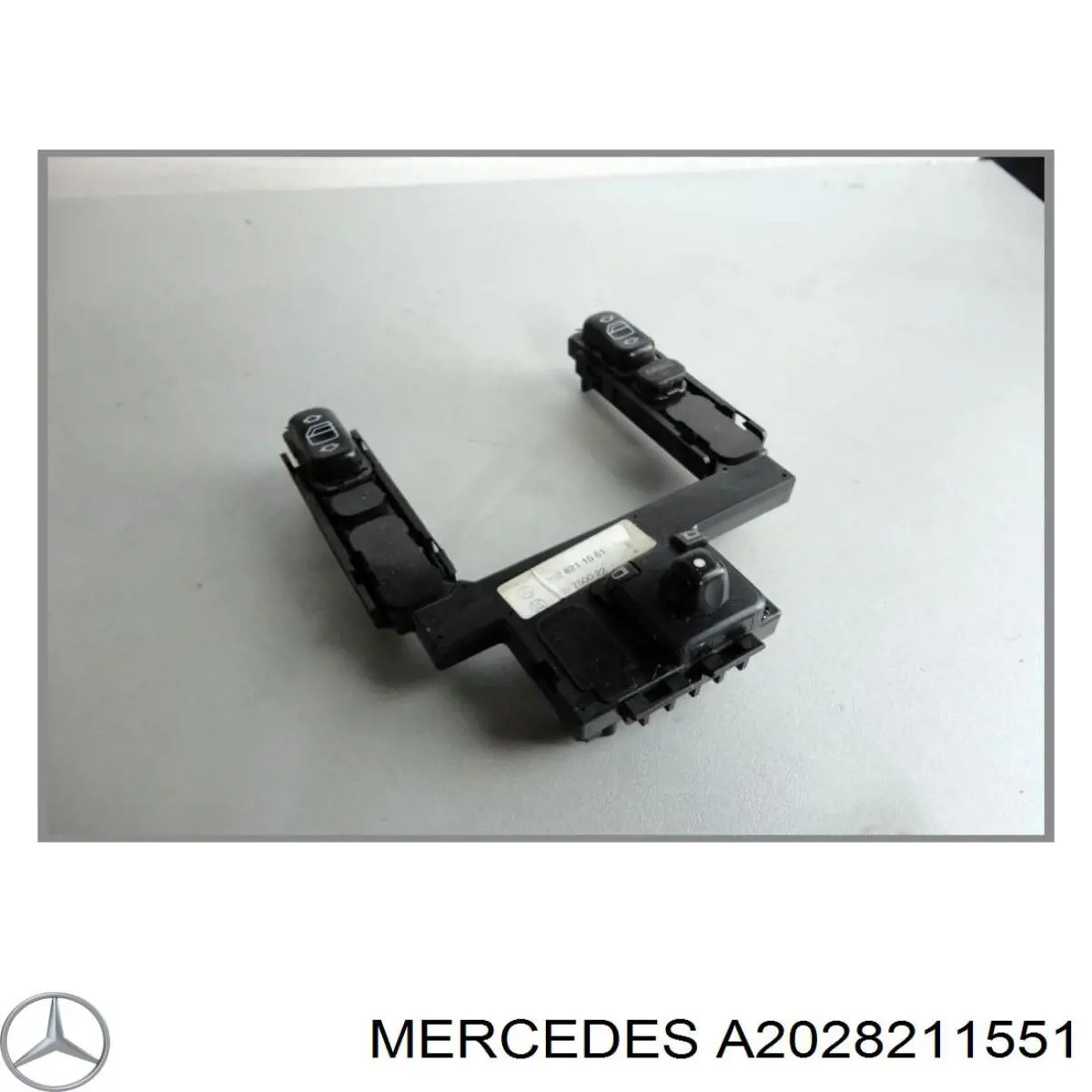 A20282119517C45 Mercedes unidade de botões de controlo de elevador de vidro de consola central