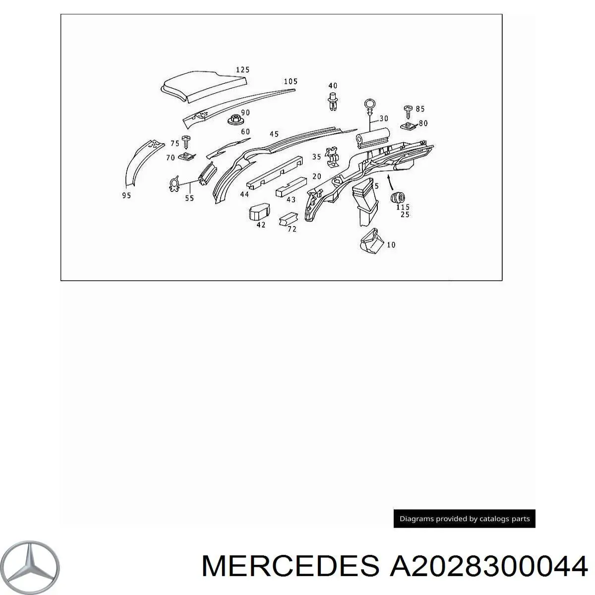  A2028300044 Mercedes