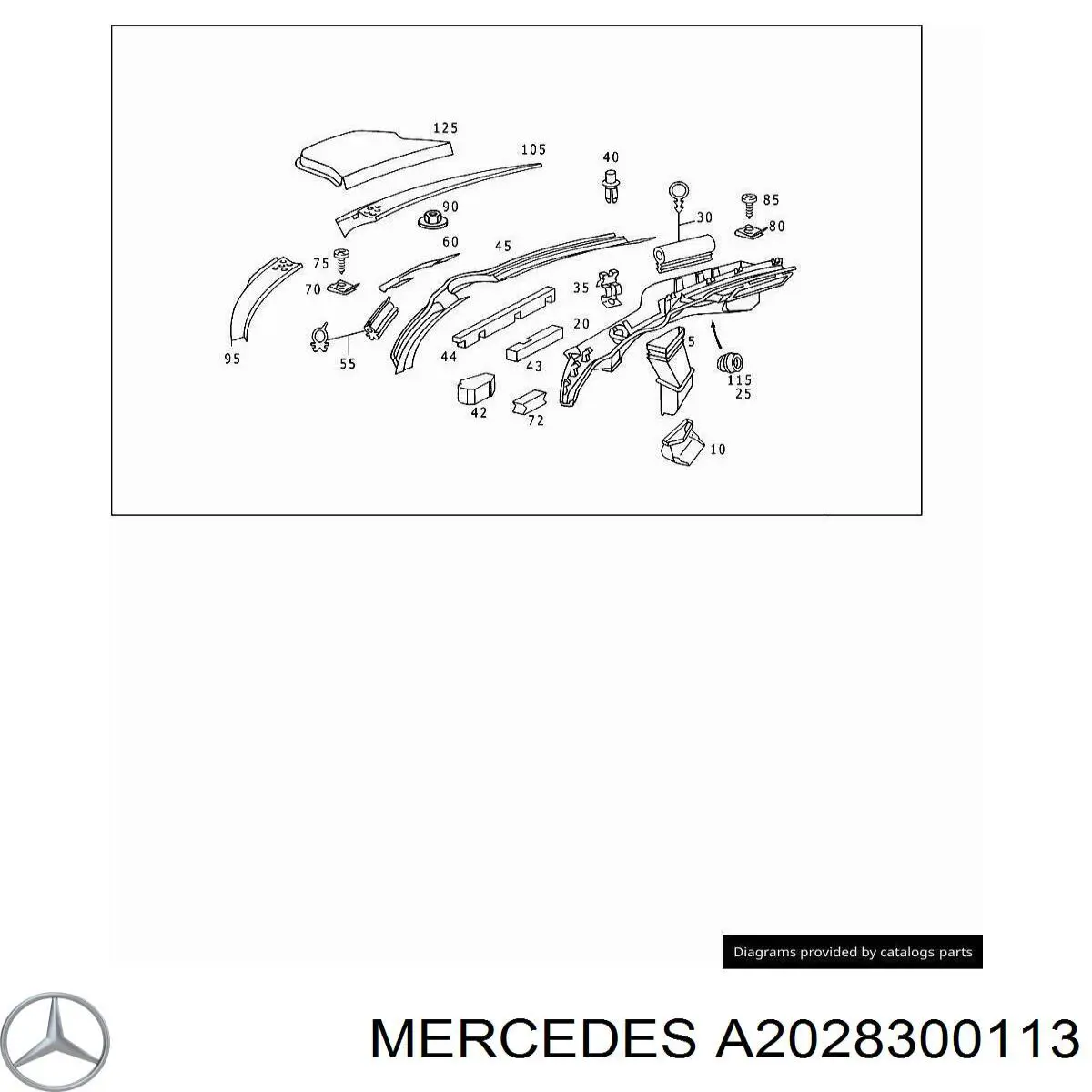  A2028300113 Mercedes