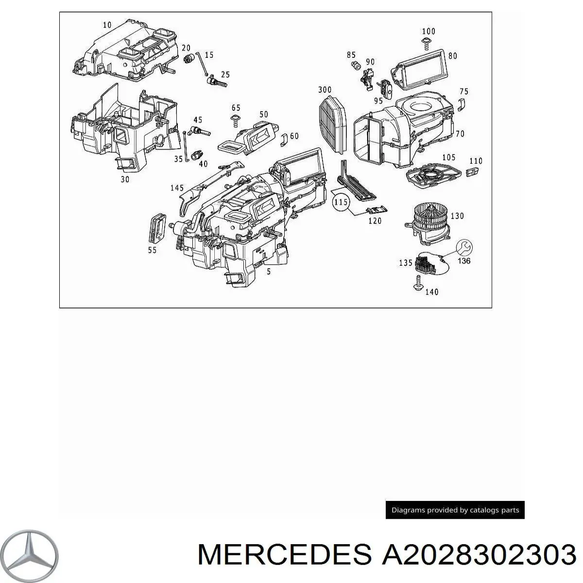  A2028302303 Mercedes