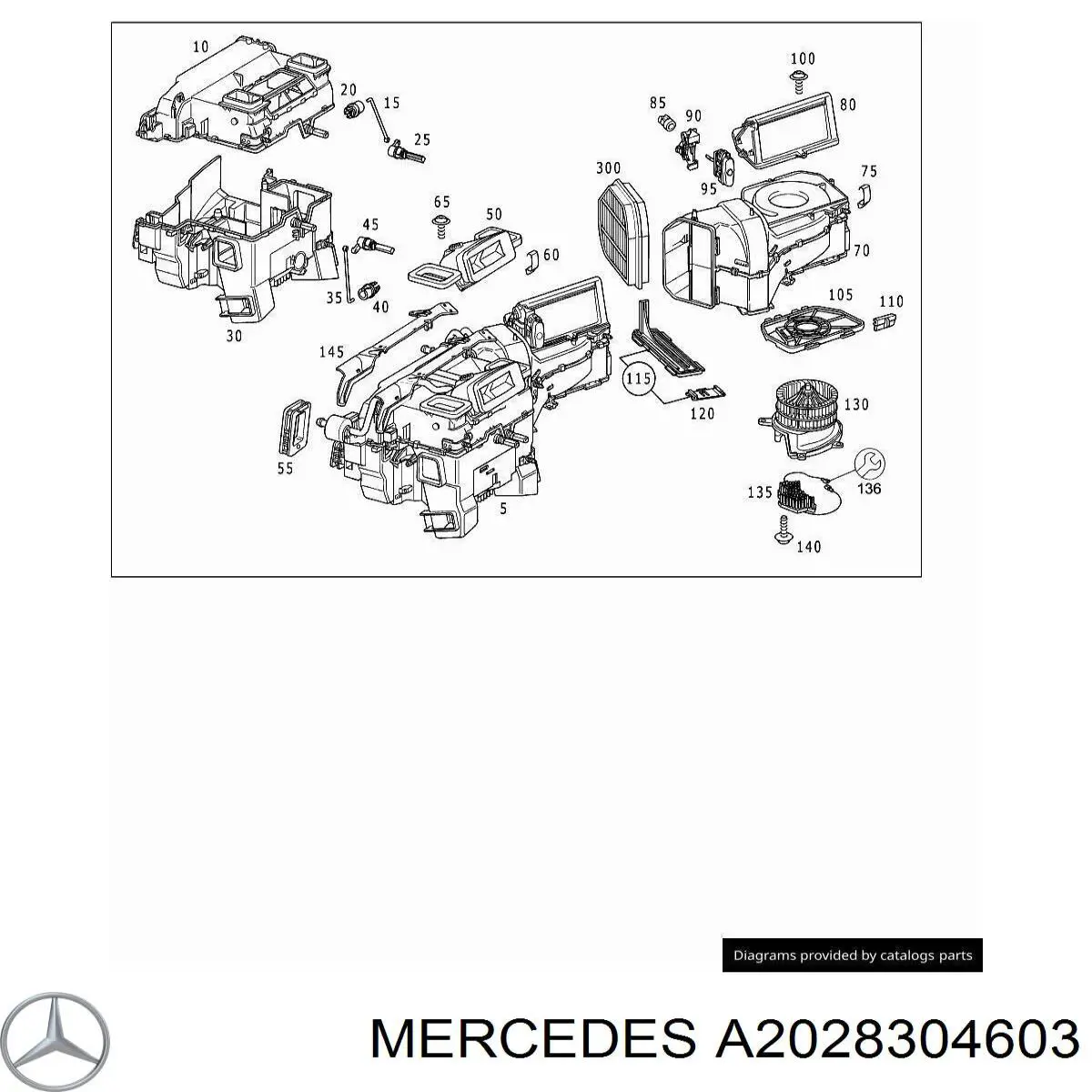 A2028304603 Mercedes 