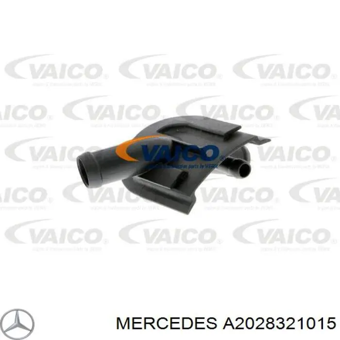 A2028321015 Mercedes штуцер шлангов печки в моторном щите