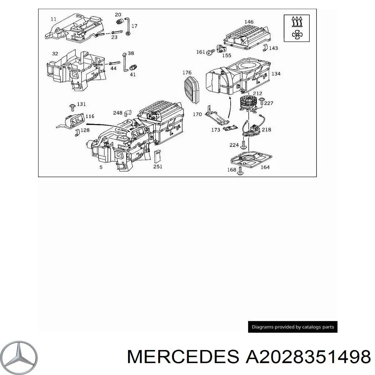  Mercedes A2028351498 цена, от 8.07 USD