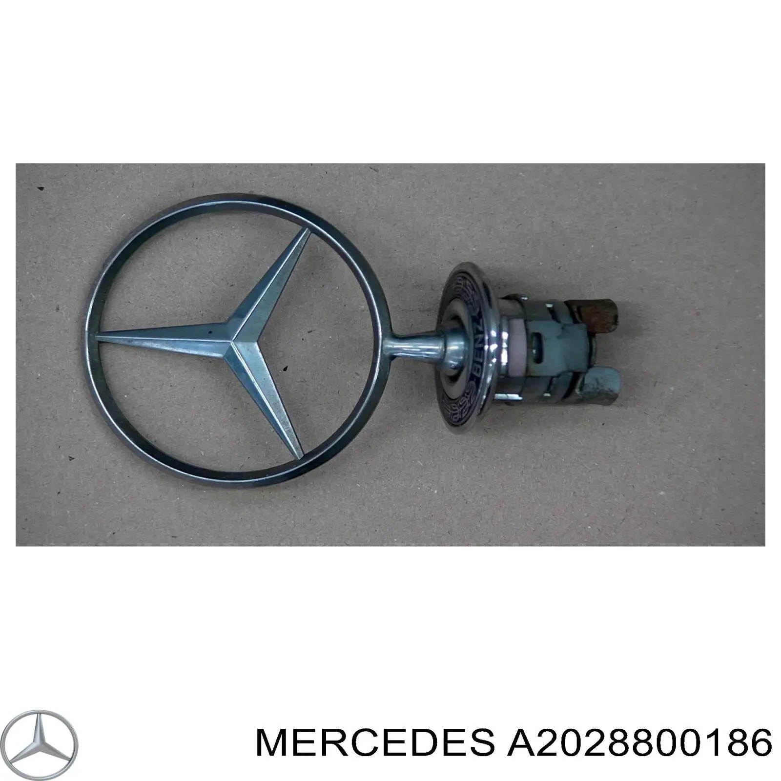 A2028800186 Mercedes emblema da capota
