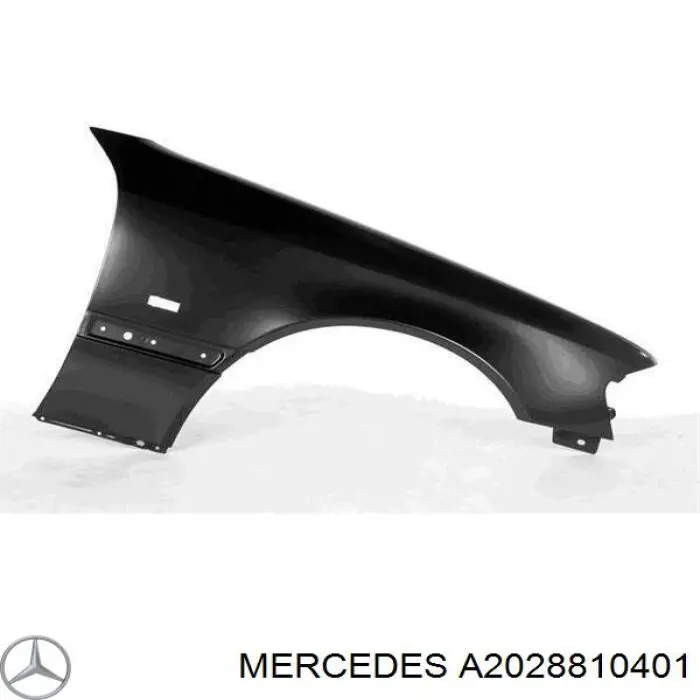 A2028810401 Mercedes pára-lama dianteiro direito