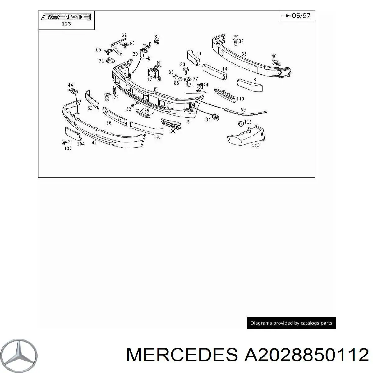  Mercedes A2028850112 цена, от 65.81 USD