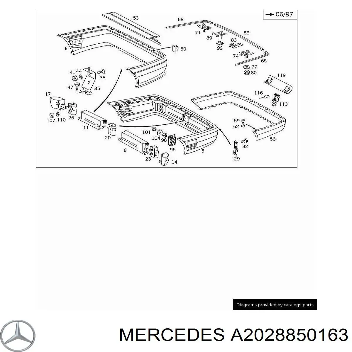 A2028850163 Mercedes 