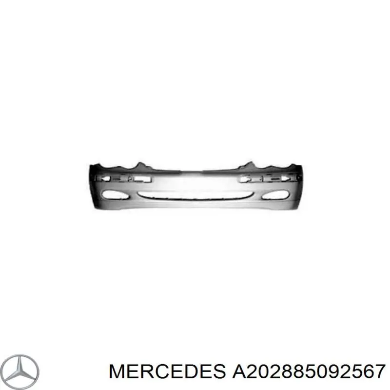 Купить A202885092567 Mercedes Буфер (бампер) передний
