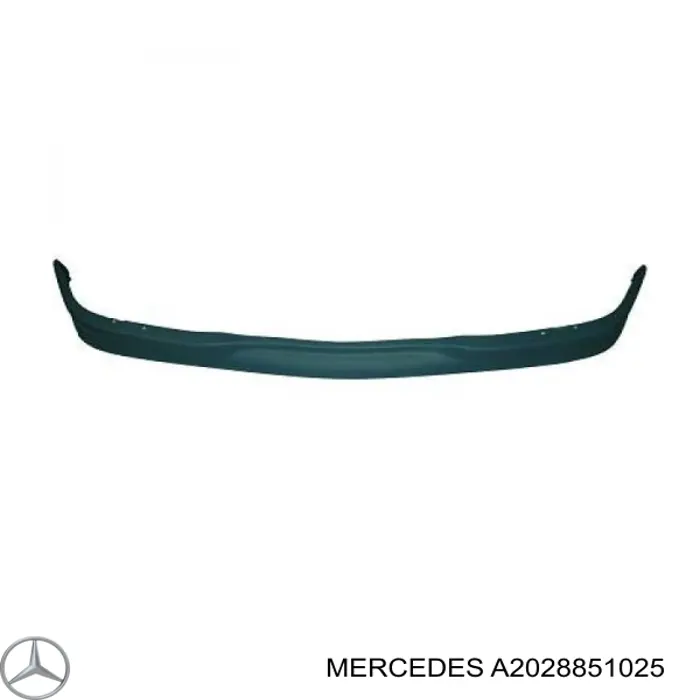 Спойлер переднего бампера A2028851025 Mercedes