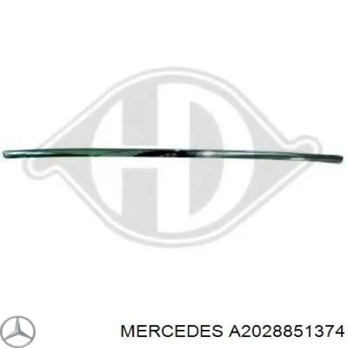 Молдинг бампера заднего левый Mercedes A2028851374 цена, от 47.08 USD