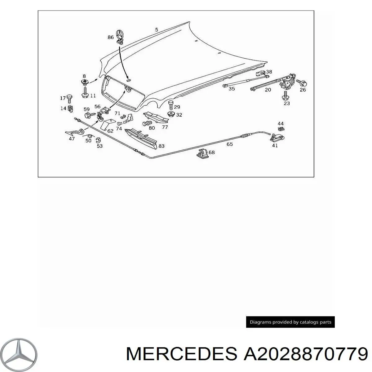  Mercedes A2028870779 цена, от 3.03 USD