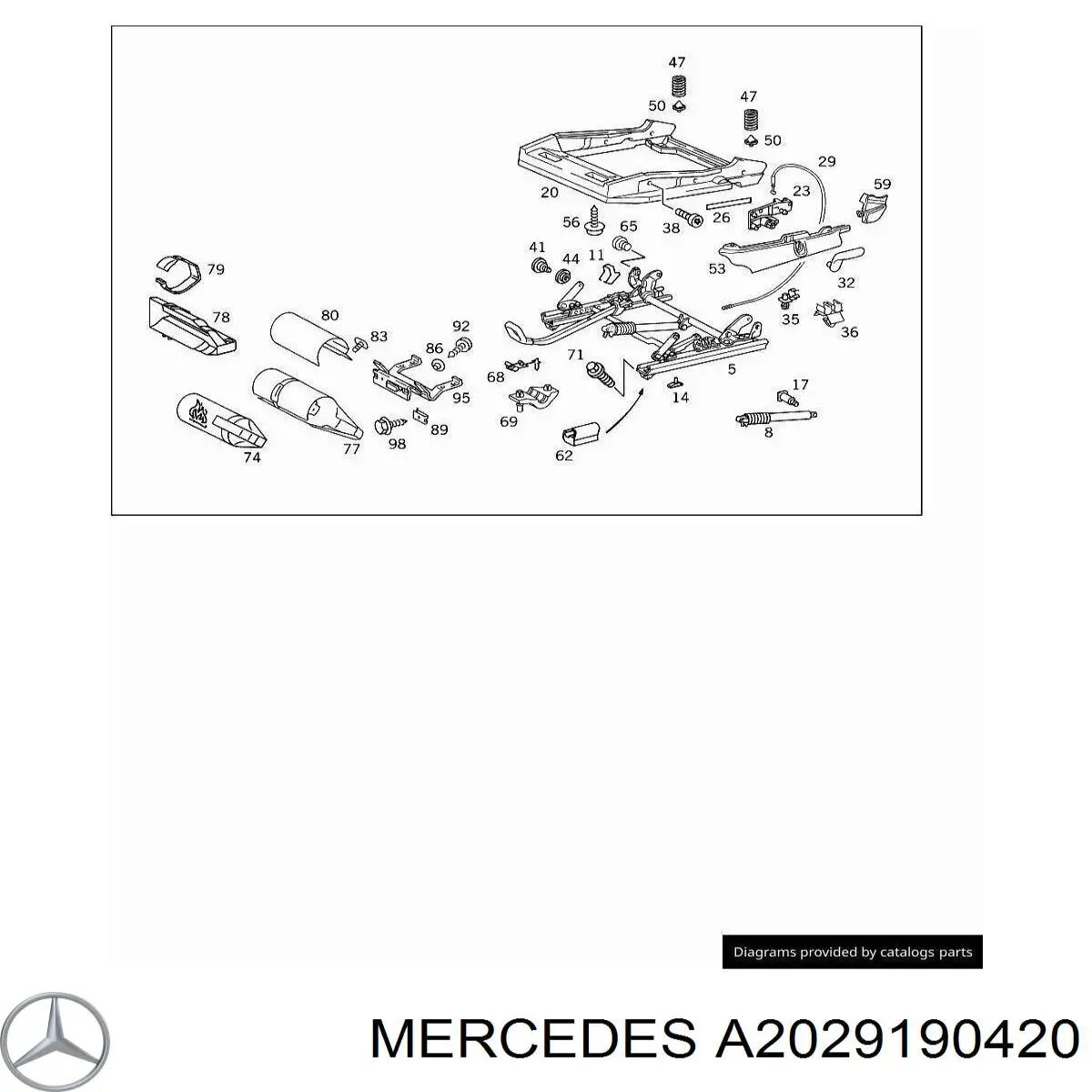  Mercedes 2029190420 цена, от 1.41 USD