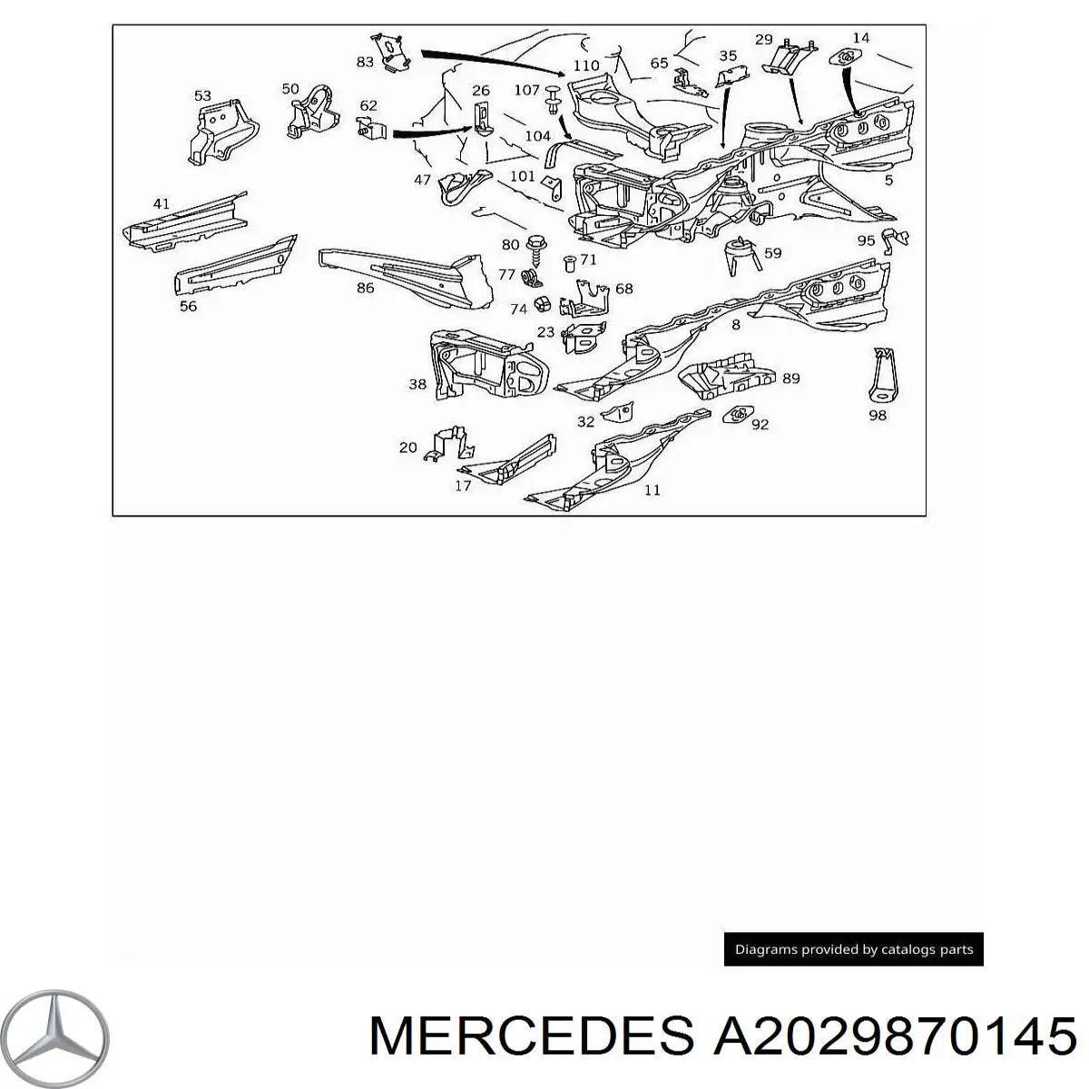  A2029870145 Mercedes