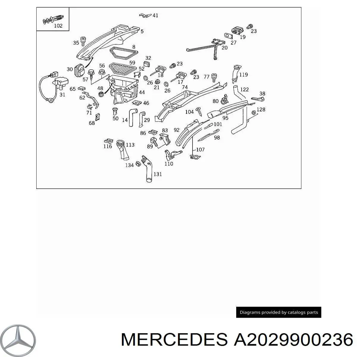  A2029900236 Mercedes