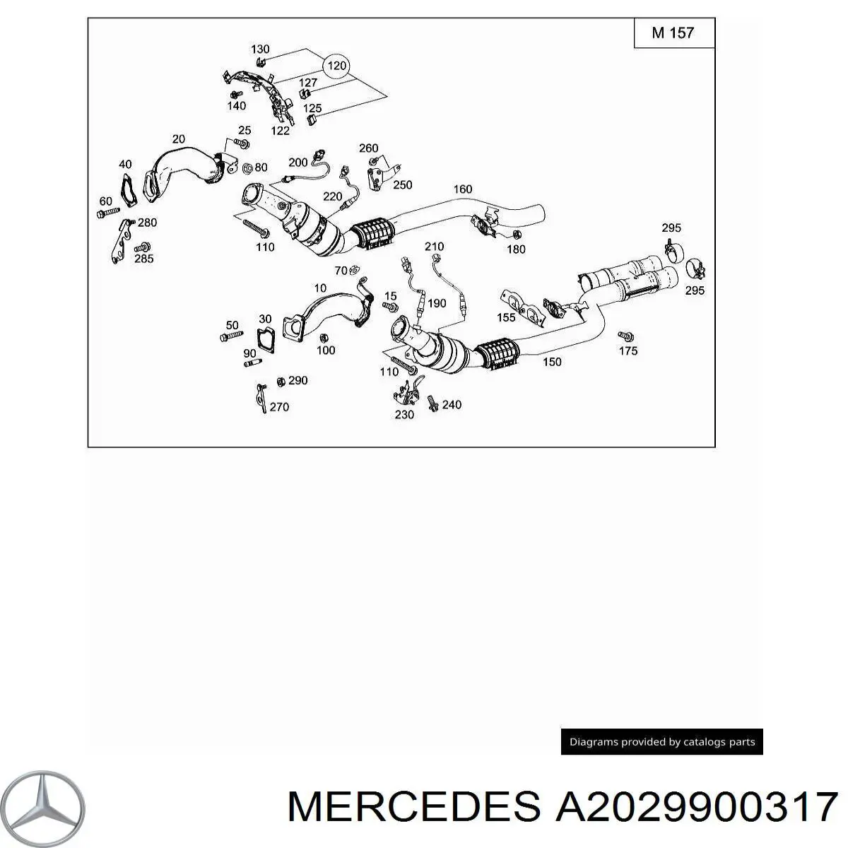 A2029900317 Mercedes 