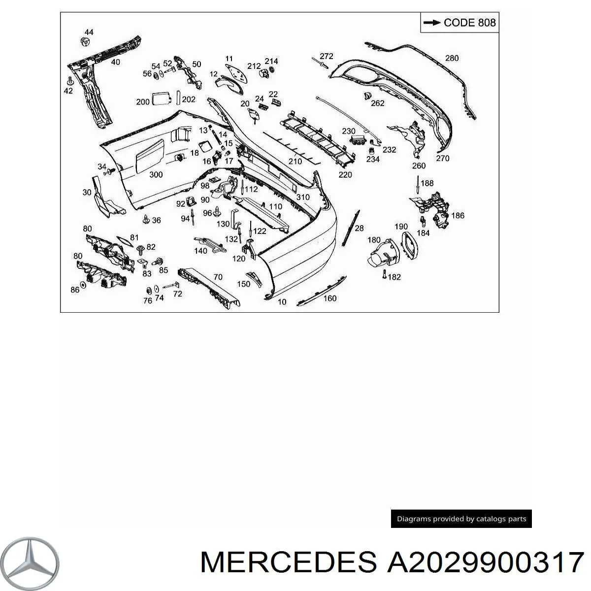  A2029900317 Mercedes