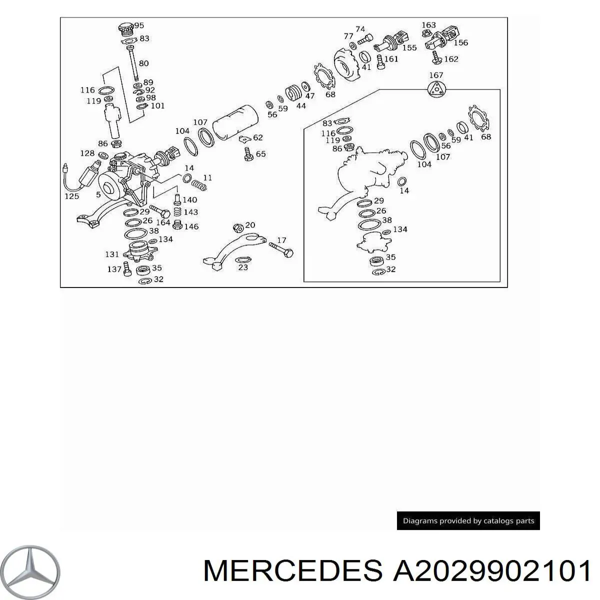 Mercedes A2029902101 цена, от 3.95 USD