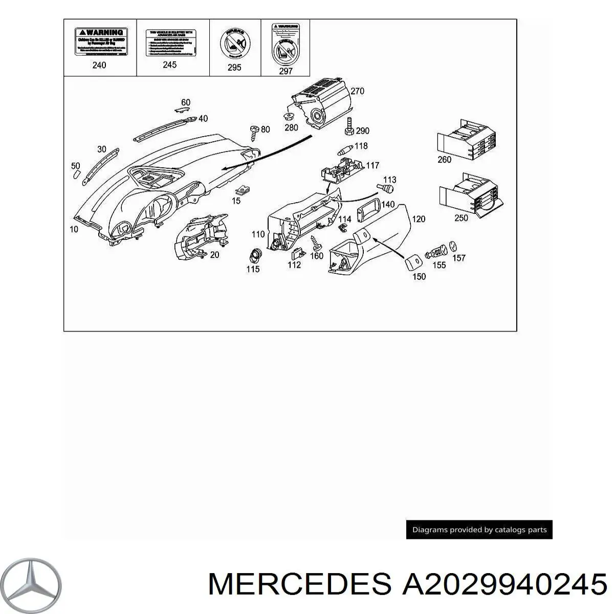  Mercedes A0009949345 цена, от 0.25 USD