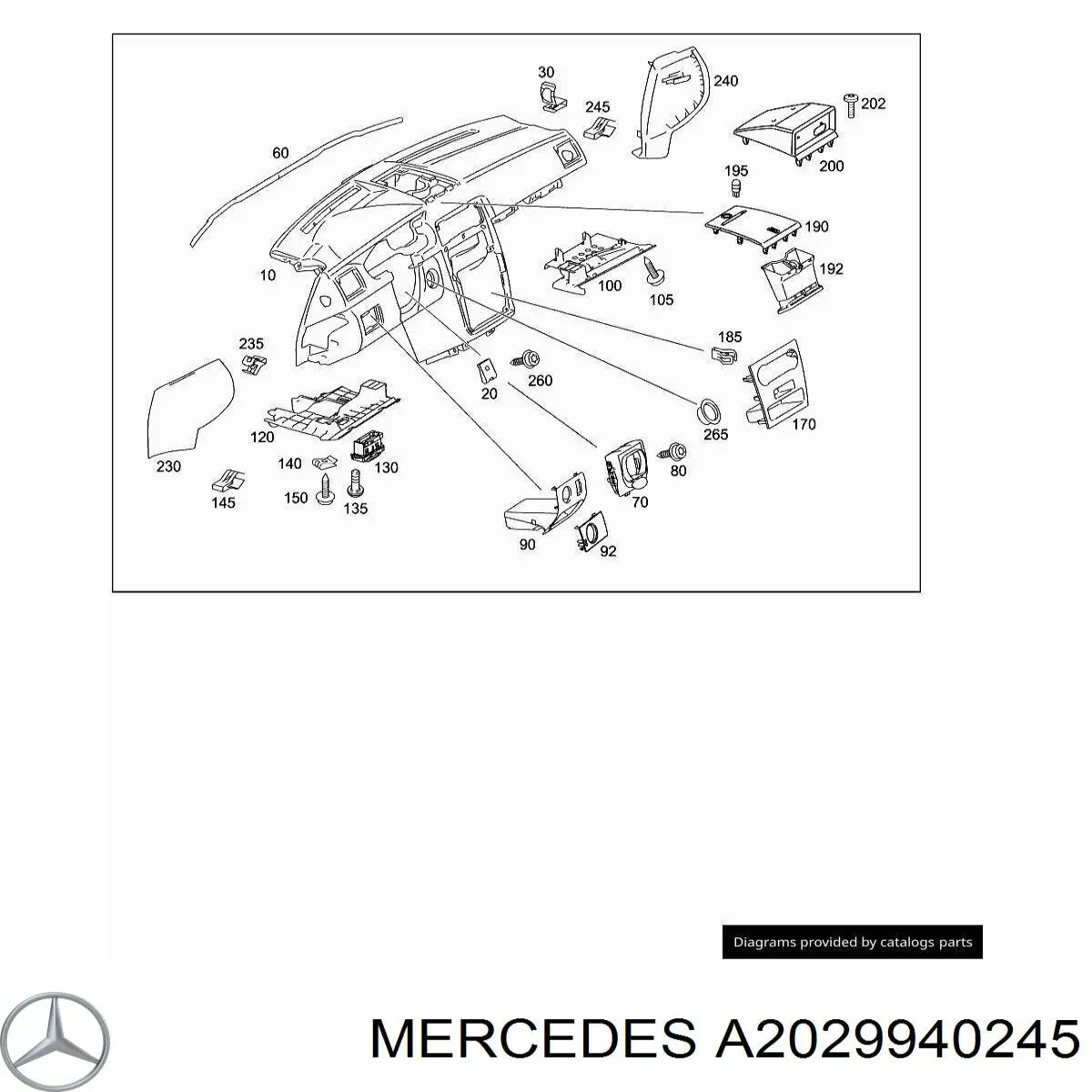 Купить A0009949345 Mercedes 