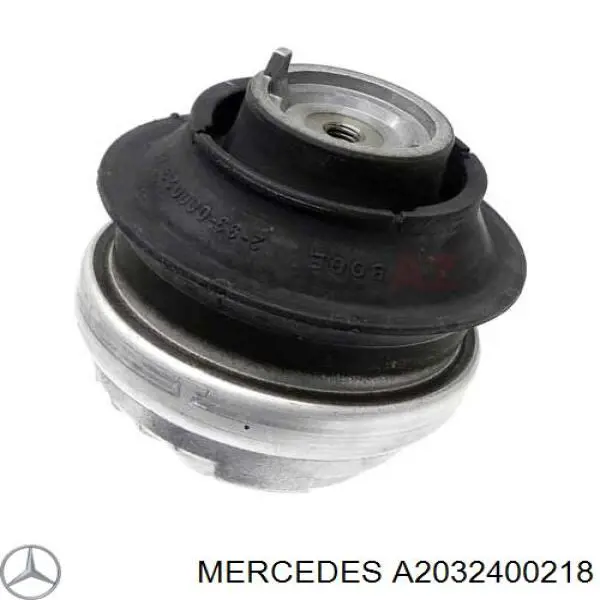 2032400218 Mercedes coxim de transmissão (suporte da caixa de mudança)