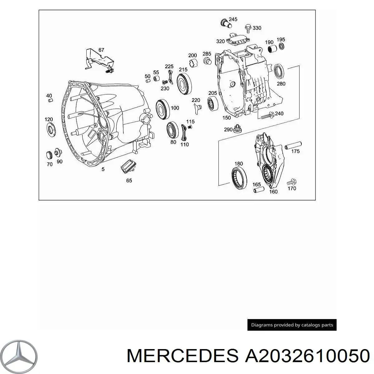 A2032610050 Mercedes 