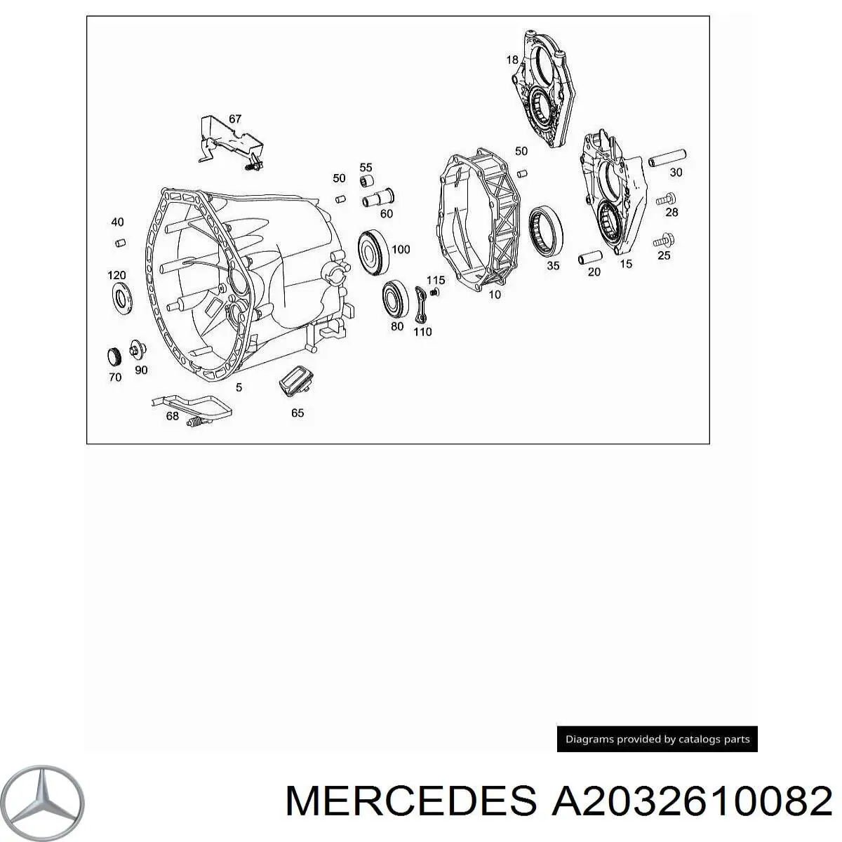 A2032610082 Mercedes 