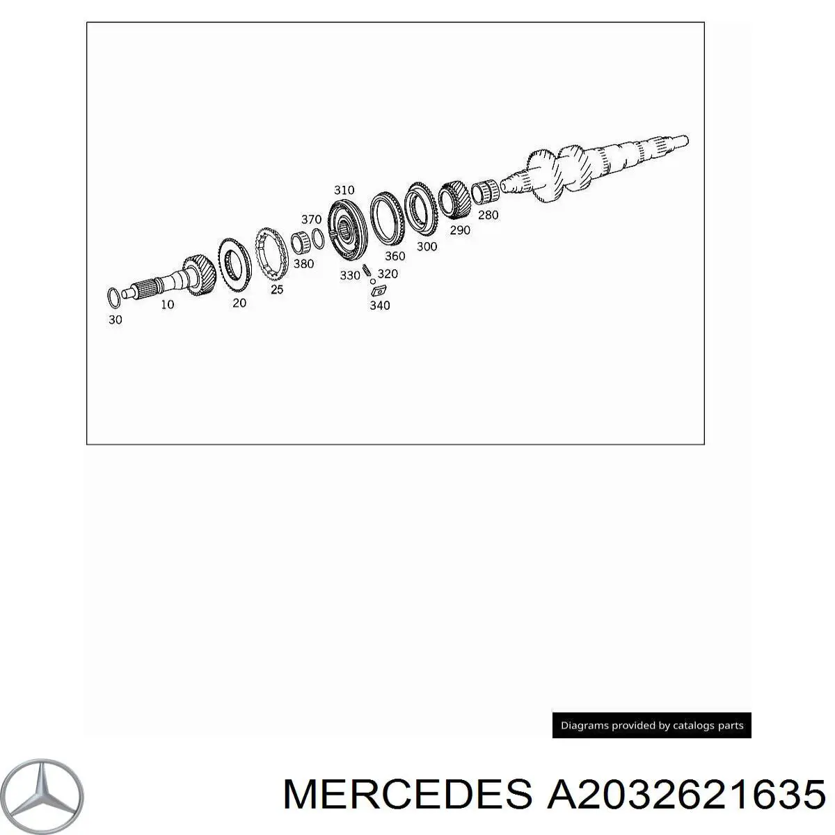 A2032621635 Mercedes 