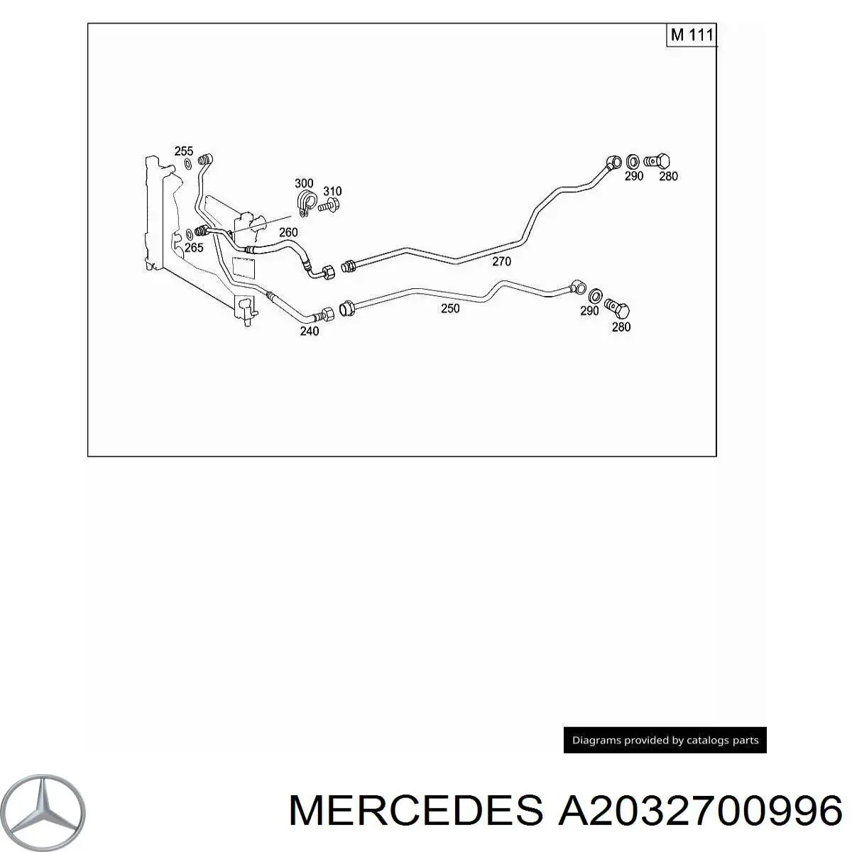 Mercedes A2032700996 цена, от 57.69 USD