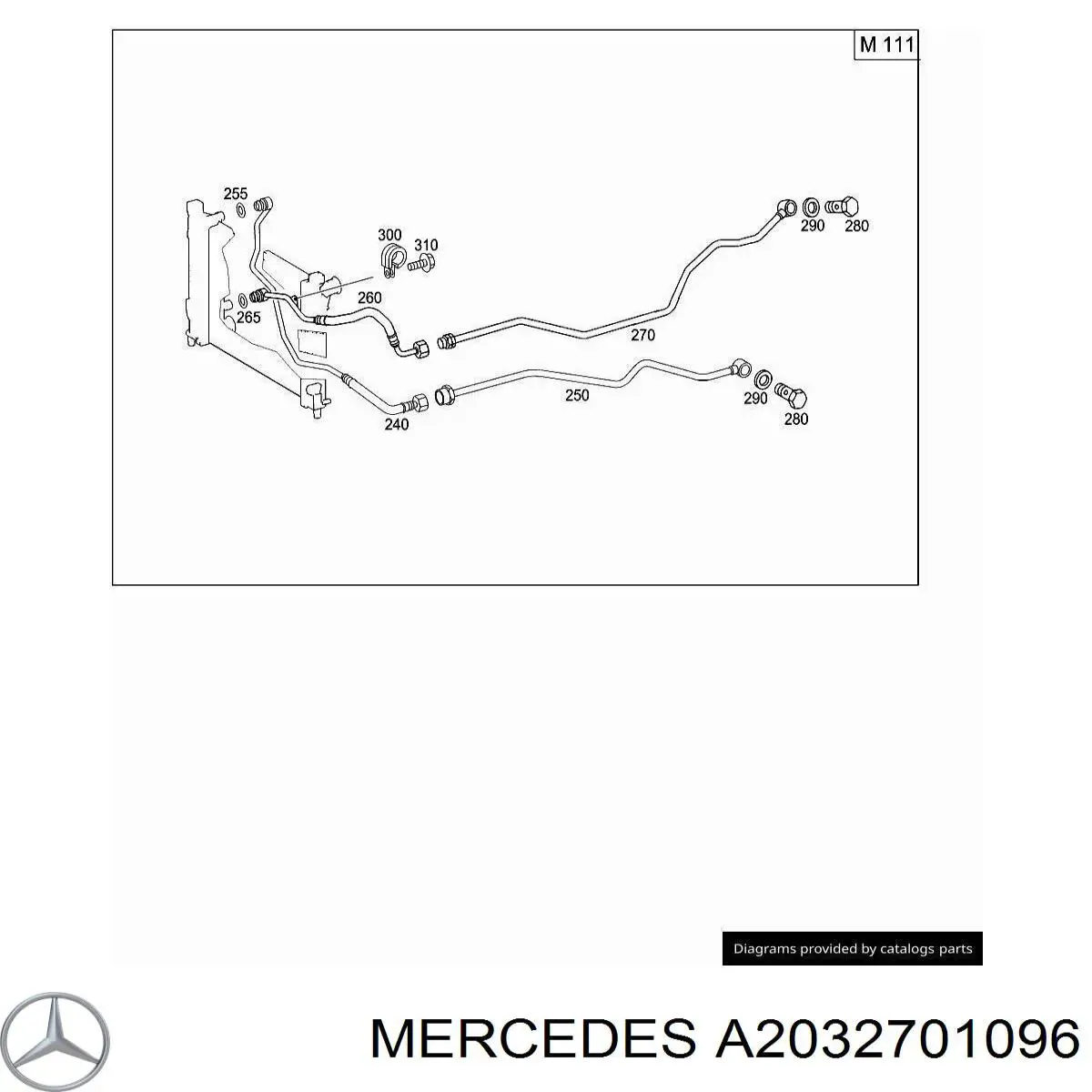 A2032701096 Mercedes 