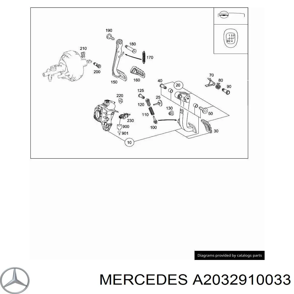  A2032910033 Mercedes