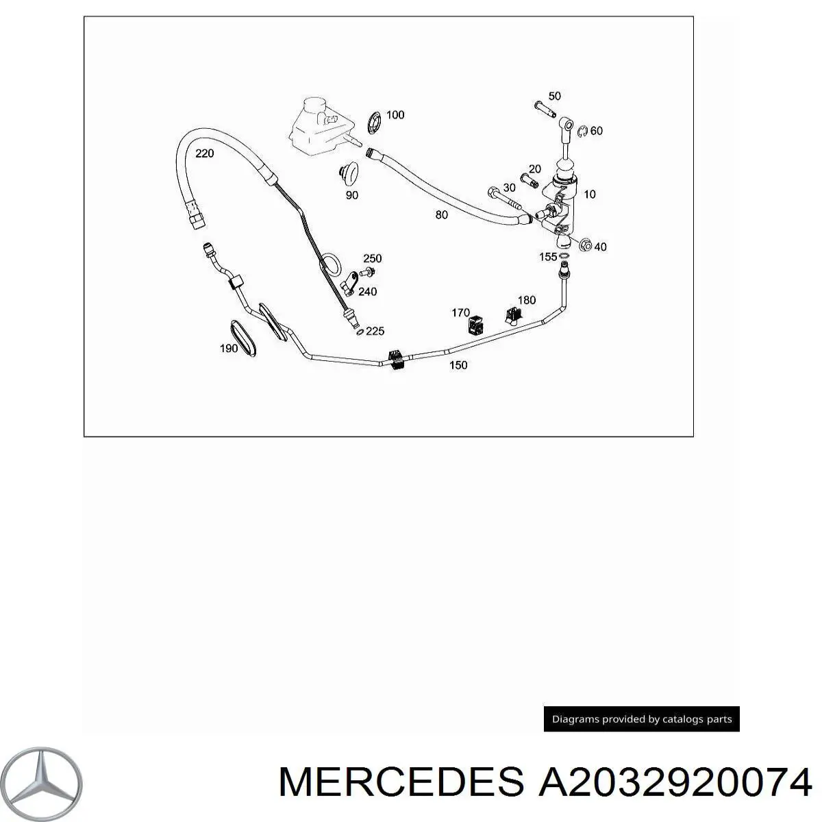 Купить A2032920074 Mercedes 