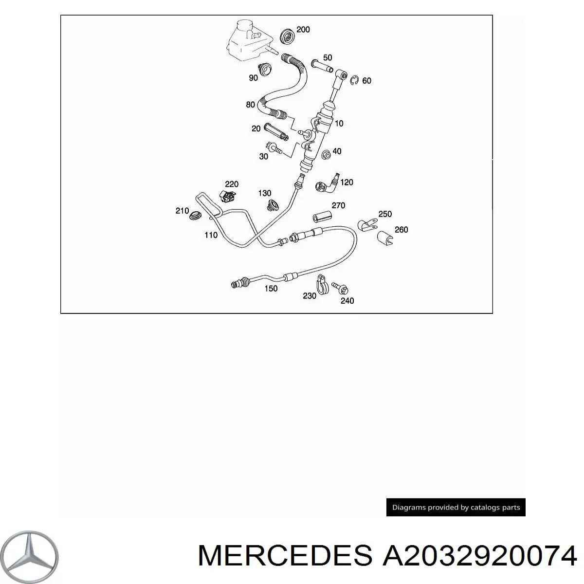  Mercedes A2032920074 цена, от 4.48 USD