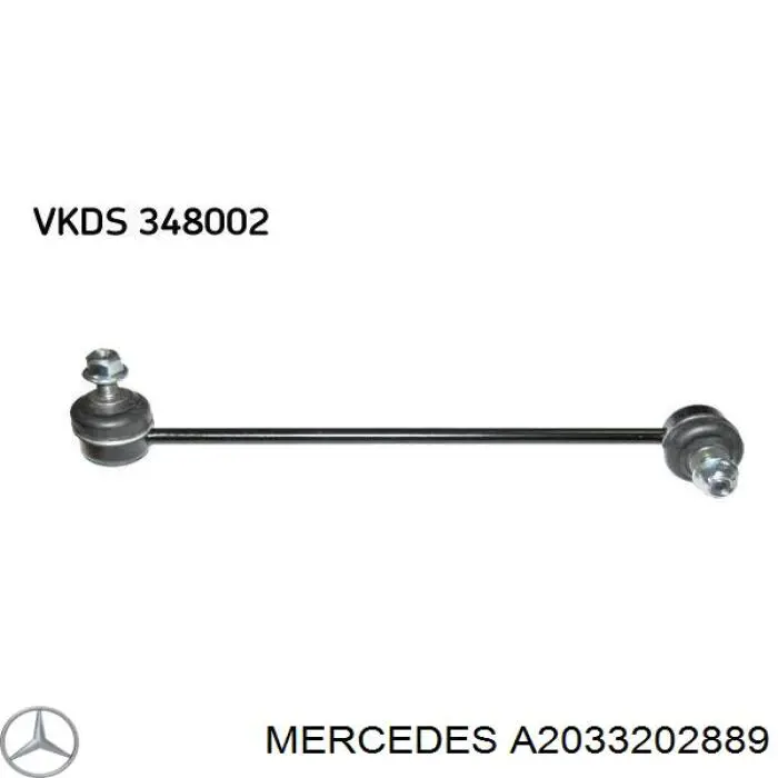 Тяга переднего стабилизатора Mercedes A2033202889 цена, от 22.57 USD