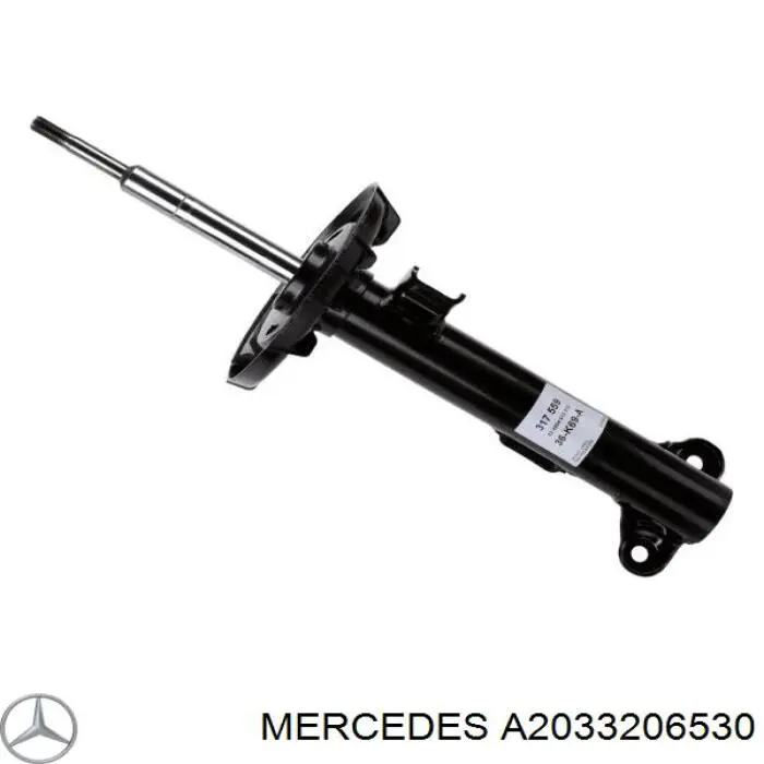 A2033206530 Mercedes amortecedor dianteiro