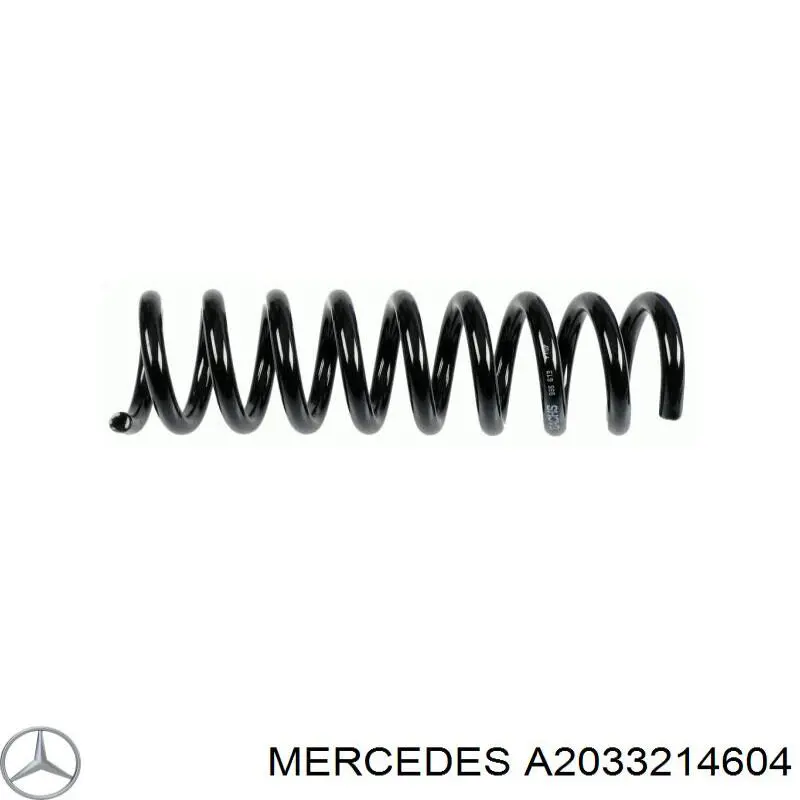 2033214604 Mercedes пружина передняя