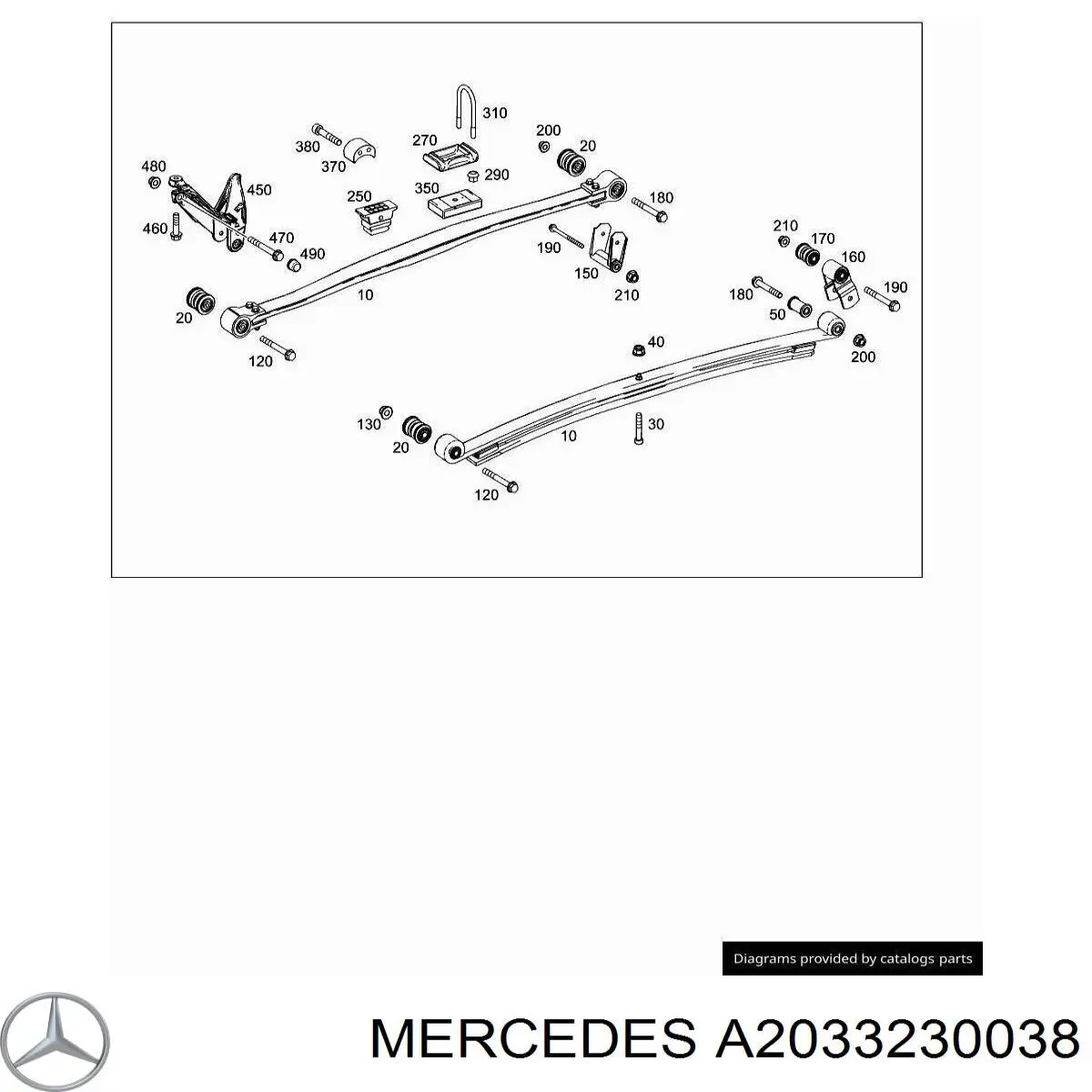  Mercedes A2033230038 цена, от 1.27 USD