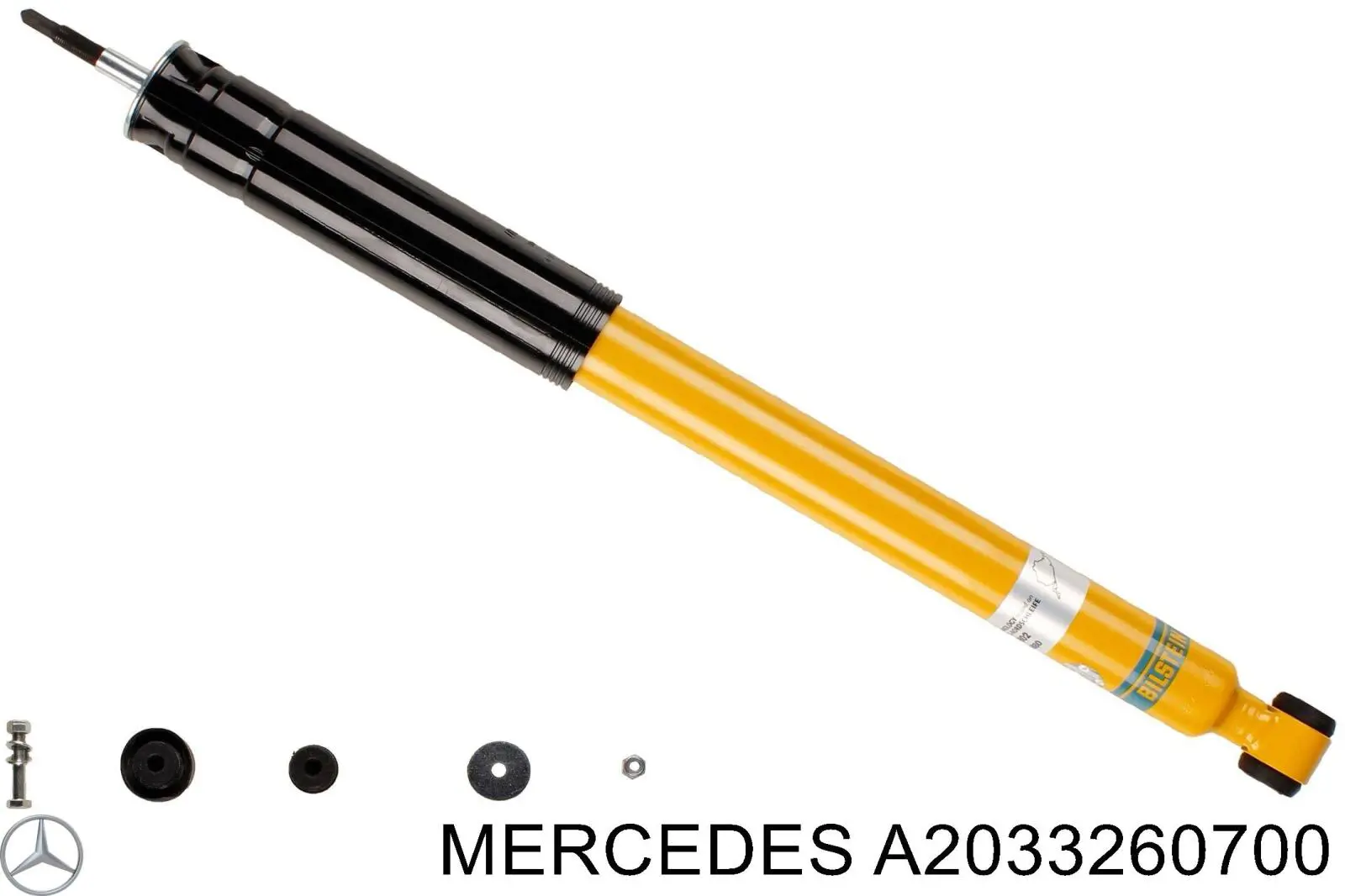 Купить A2033260700 Mercedes Амортизатор задней подвески