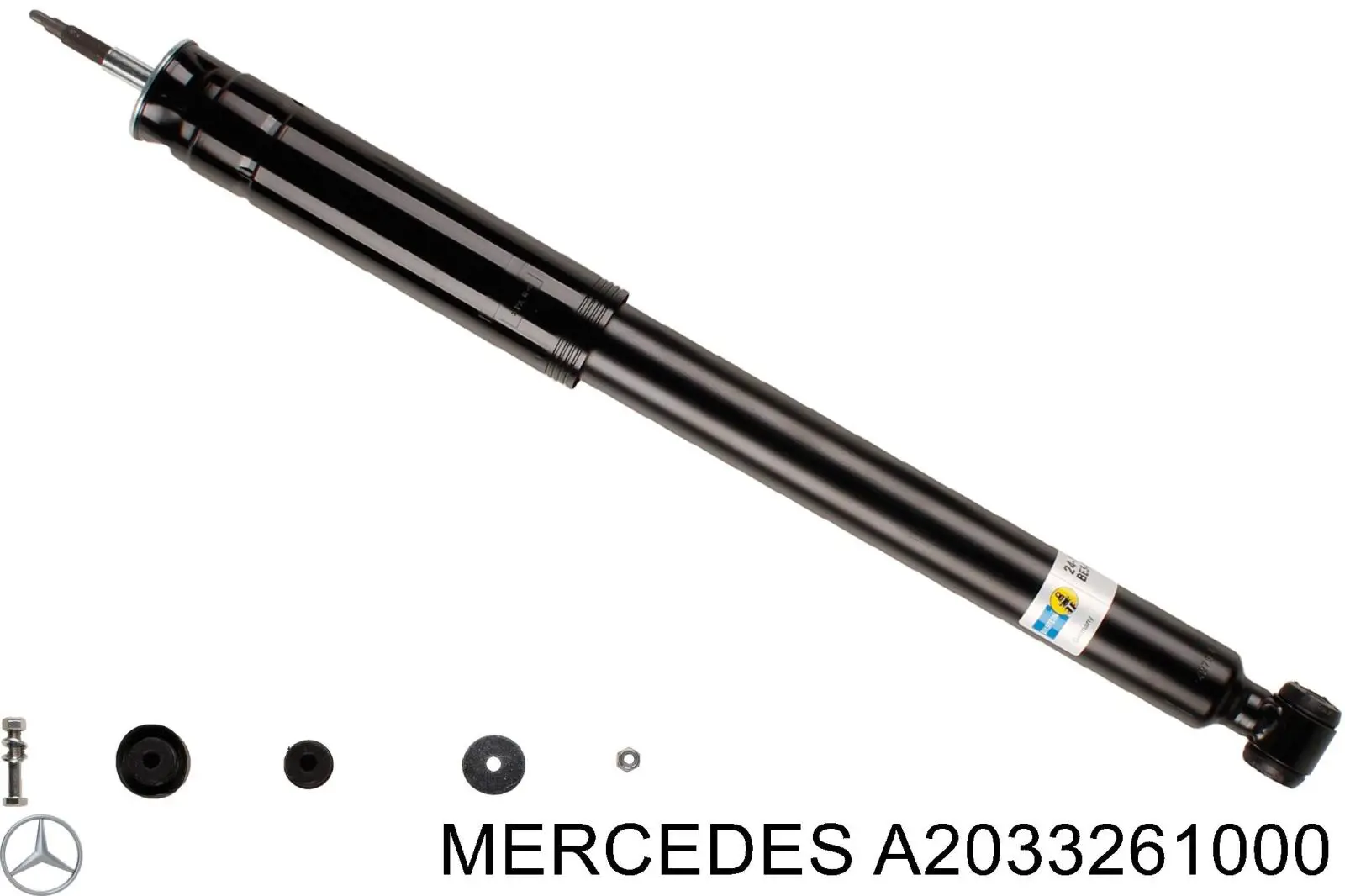 Купить A2033261000 Mercedes Амортизатор задней подвески